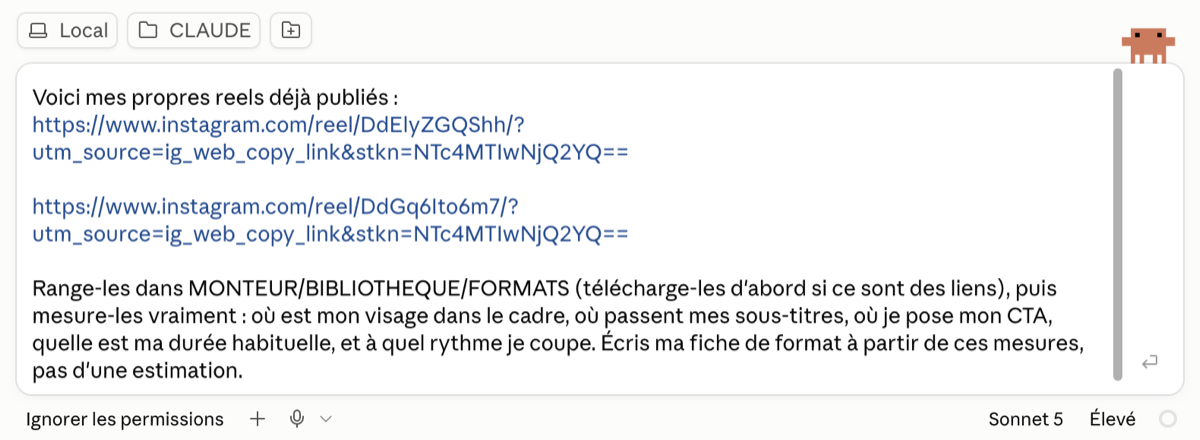 Étape 3 de la leçon