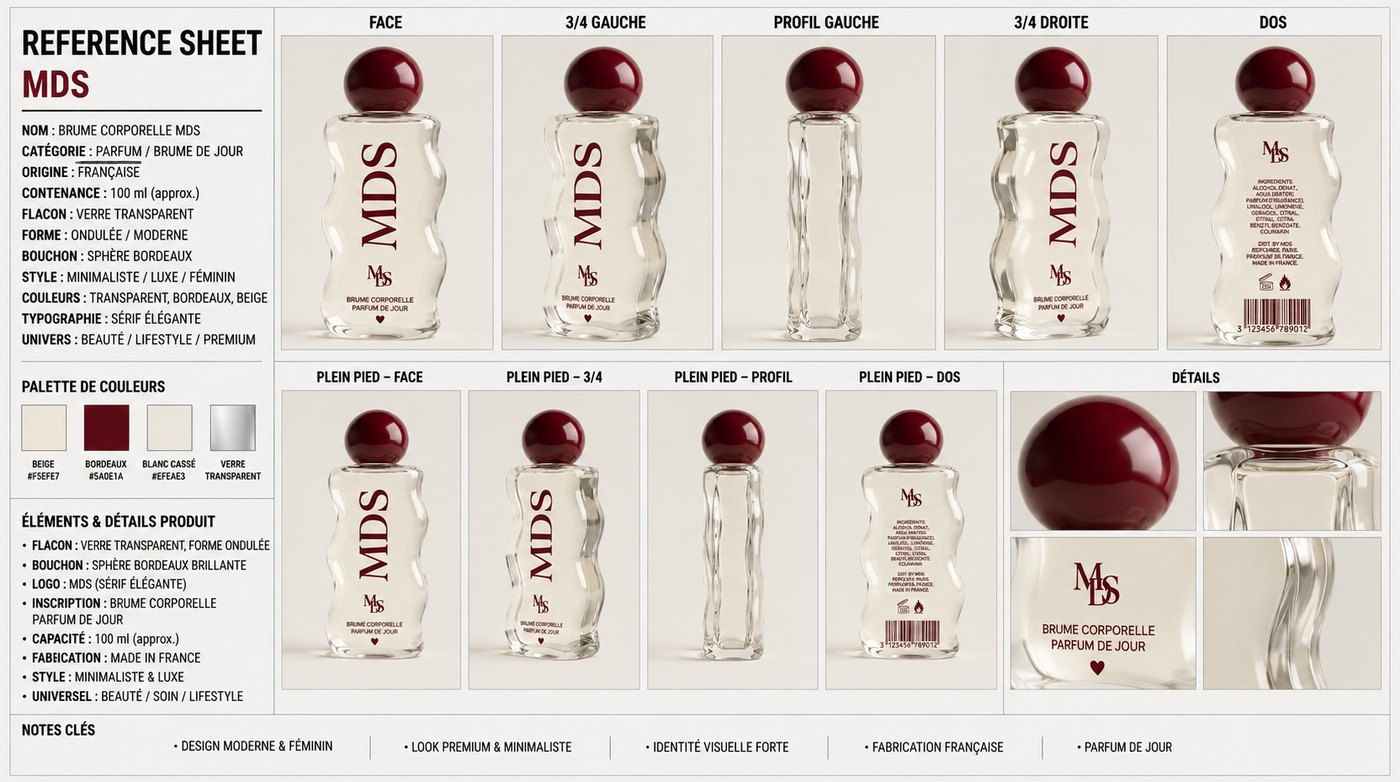 Exemple de reference sheet produit